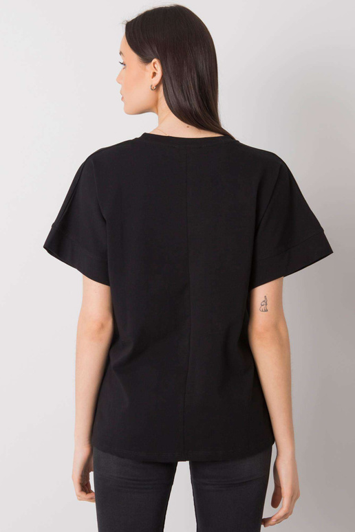 Juodi marškinėliai su raštu Caddy RUE...