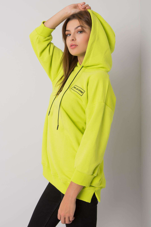 Laimo mėlynumo megztinis su kišenėmis...