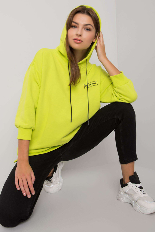 Laimo mėlynumo megztinis su kišenėmis...