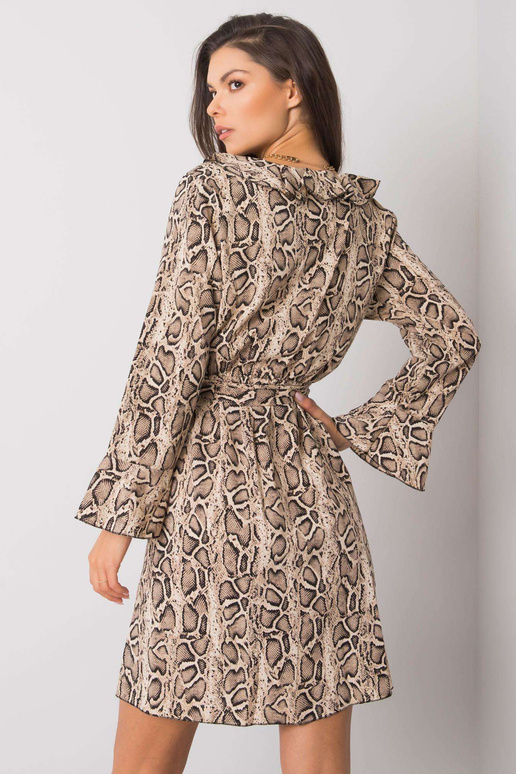 Smėlio ir juodos spalvos suknelė...