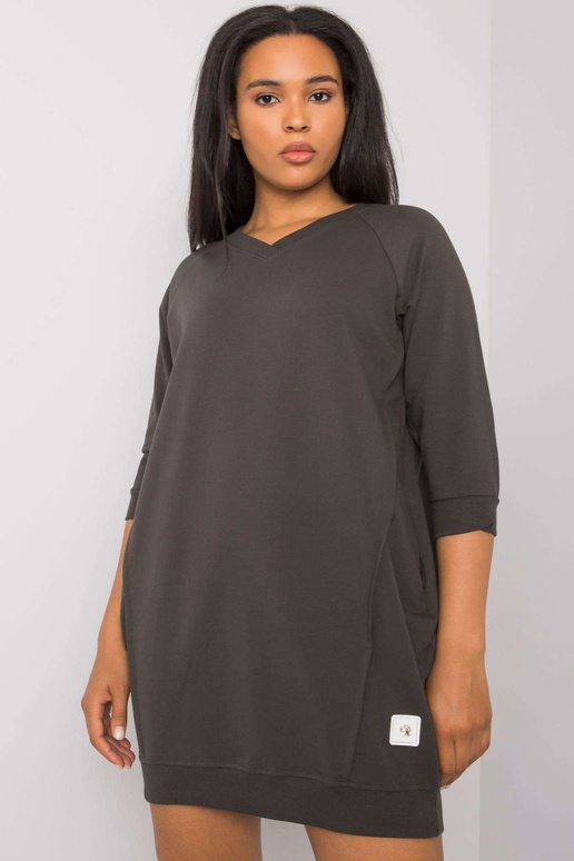 Tamsi chaki medvilnės didelio dydžio... Tamsi chaki medvilnės didelio dydžio...