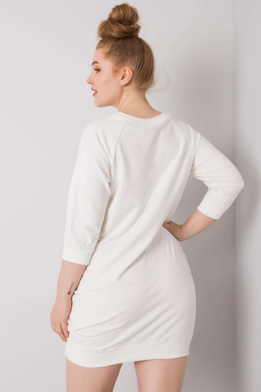 Ecru Cotton Plus Size Karissa suknelė Ecru Cotton Plus Size Karissa suknelė