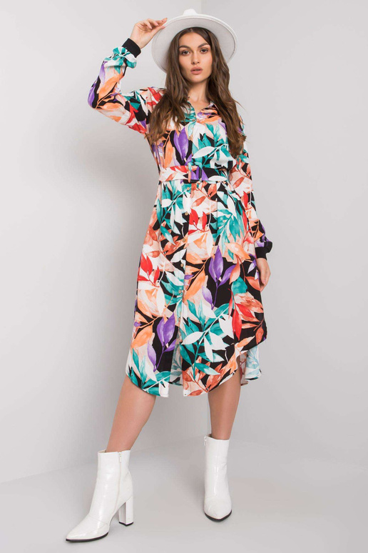 Juoda Nahia diržo suknelė Juoda Nahia diržo suknelė