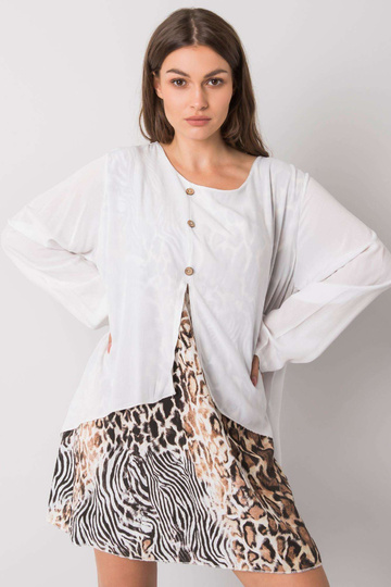 Gracilyn balta laisva suknelė 2