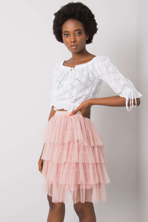 Rožinis tiulio sijonas Suerta OCH BELLA