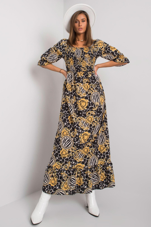 Juodos ir geltonos spalvos Bevelyn...