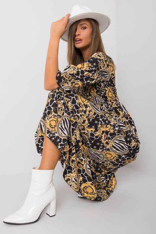 Juodos ir geltonos spalvos Bevelyn...