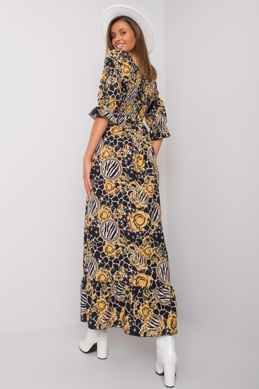 Juodos ir geltonos spalvos Bevelyn...