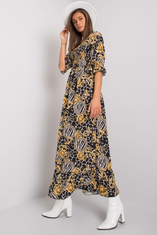 Juodos ir geltonos spalvos Bevelyn...