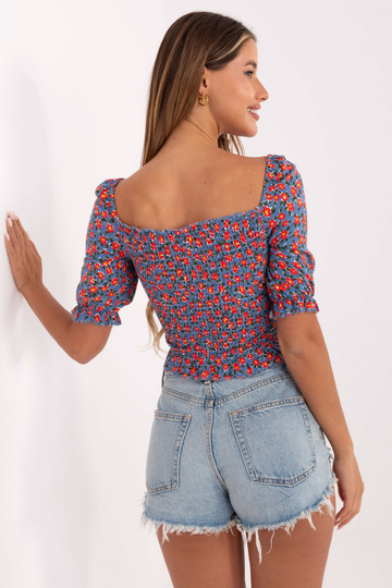 Mėlyna palaidinė su gėlėmis... 2