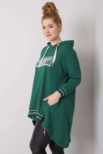 Tamsiai žalias megztinis su... 2