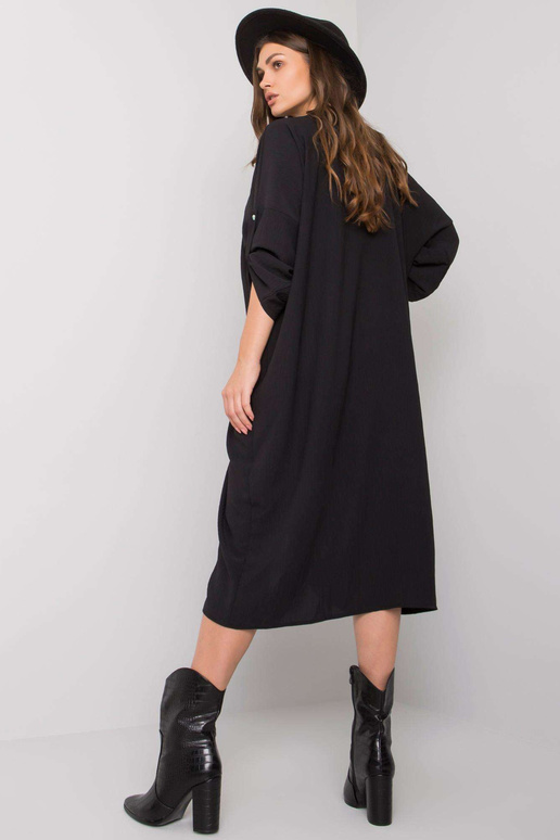 Juoda laisva Dorsey suknelė