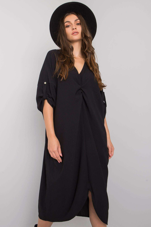 Juoda laisva Dorsey suknelė