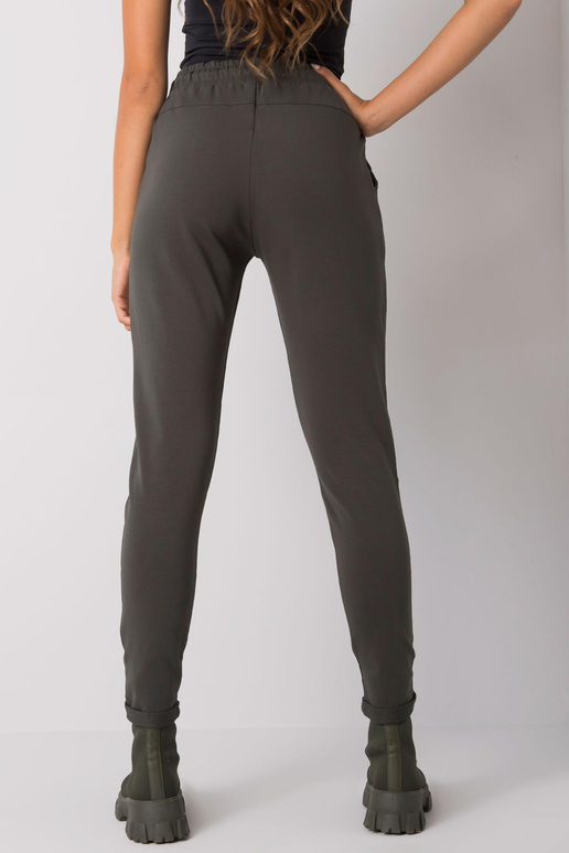 Chaki spalvos sportinės kelnės su...