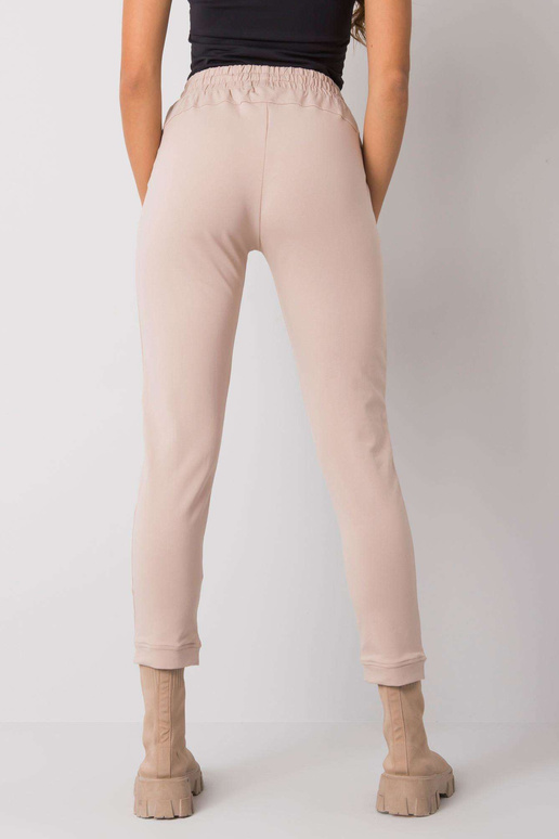 Smėlio spalvos sportinės kelnės su...