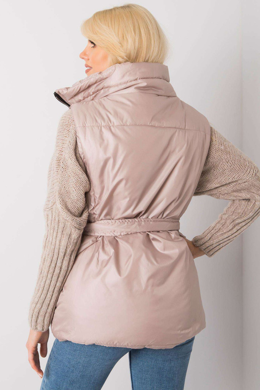 Smėlio spalvos Effie pūkinė liemenė Smėlio spalvos Effie pūkinė liemenė