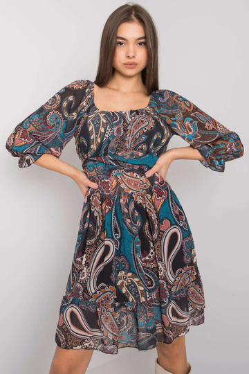 Tamsiai mėlyna suknelė su... 2