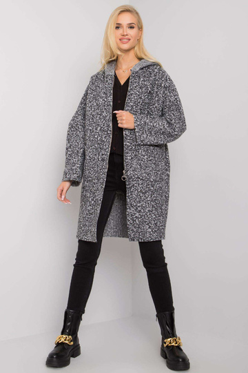 Pilkas paltas su gobtuvu... 2