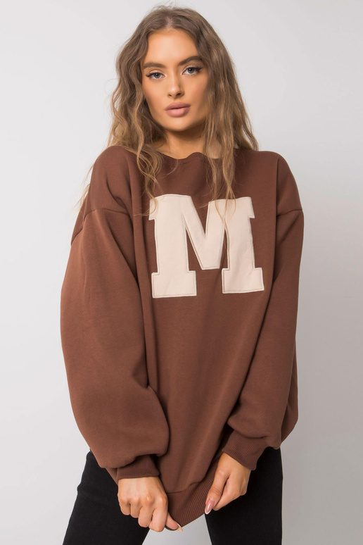 Rudas medvilninis megztinis Armelle