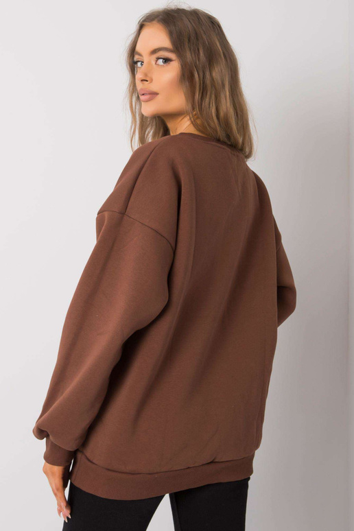 Rudas medvilninis megztinis Armelle