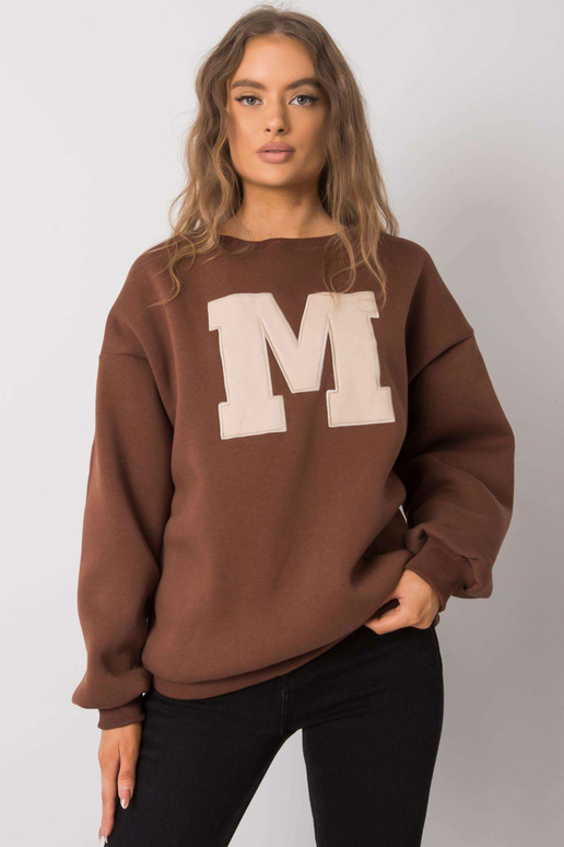 Rudas medvilninis megztinis Armelle