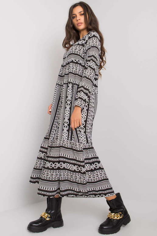 Diego juoda viskozinė suknelė