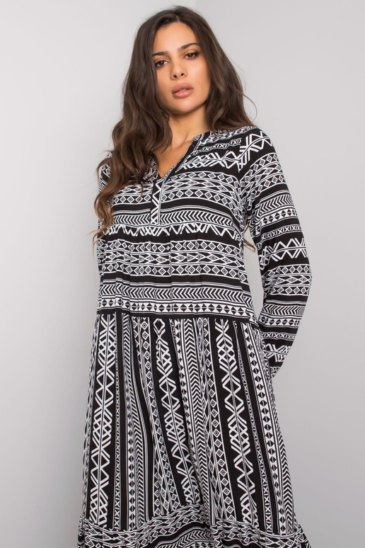 Diego juoda viskozinė suknelė