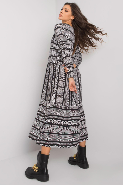 Diego juoda viskozinė suknelė