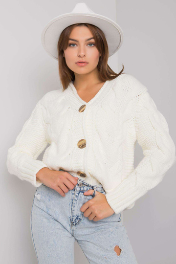 Ecru užsegamas megztinis... 2