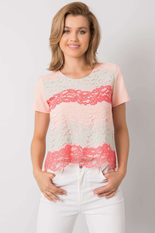 Persikų ir koralų spalvos palaidinė...