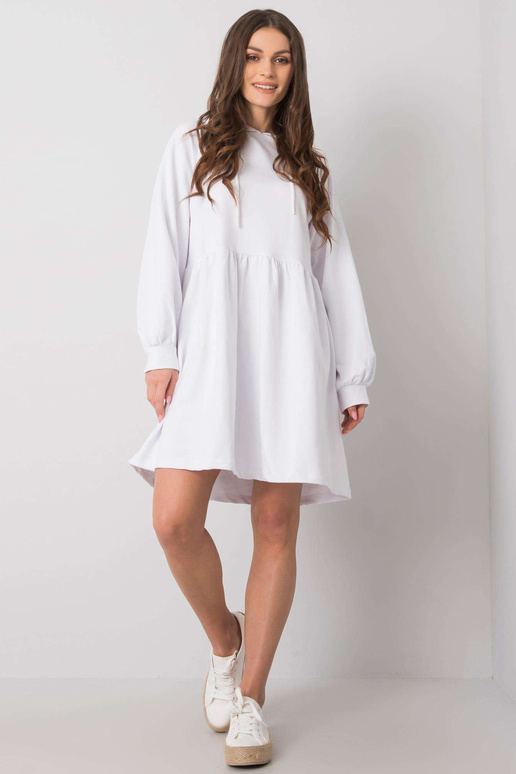 Balta suknelė su gobtuvu Sidorela RUE...