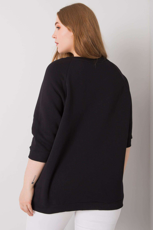 Vincente juodas plius dydžio gobtuvas