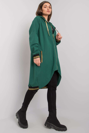 Tamsiai žalias megztinis... 2