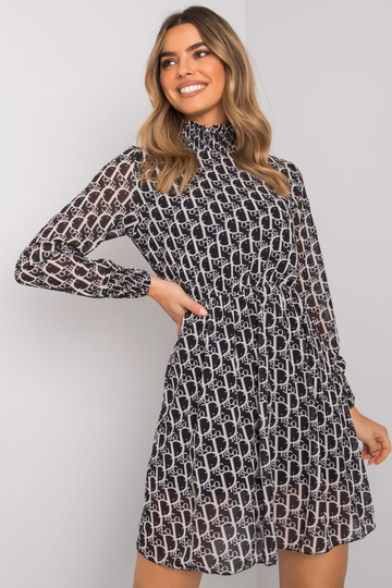 Juoda suknelė su raštu...