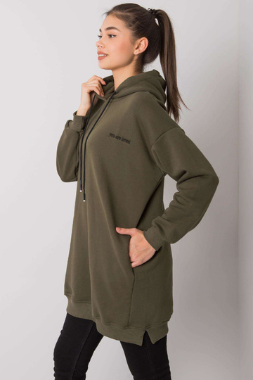 Chaki spalvos megztinis su...