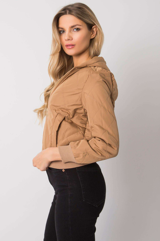 Tamsiai smėlio spalvos dygsniuotas...