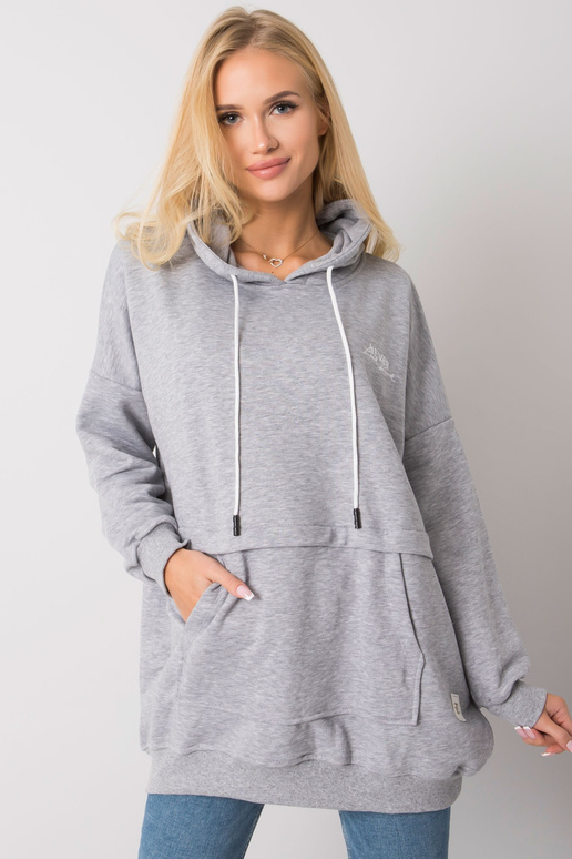 Pilkas melanžinis džemperis Edna Pilkas melanžinis džemperis Edna