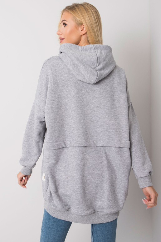 Pilkas melanžinis džemperis Edna Pilkas melanžinis džemperis Edna