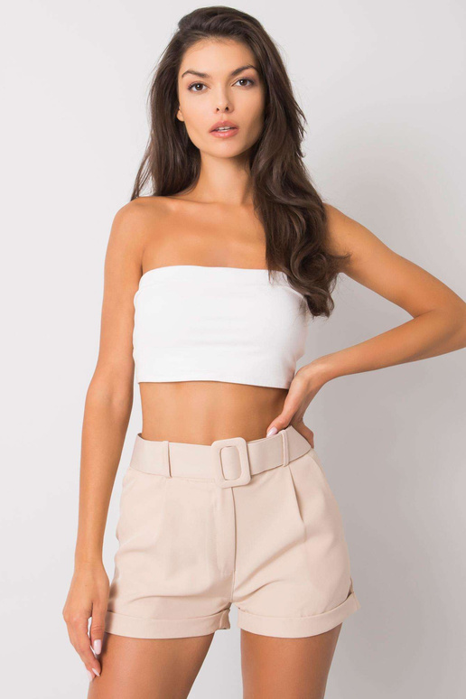 Smėlio spalvos šortai su dirželiu...