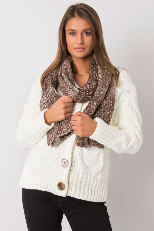 Rudas moteriškas šalikas su...