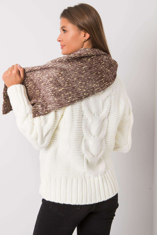 Rudas moteriškas šalikas su...