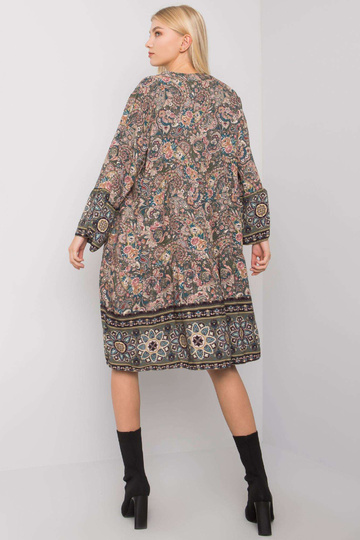 Khaki spalvos suknelė su... 2