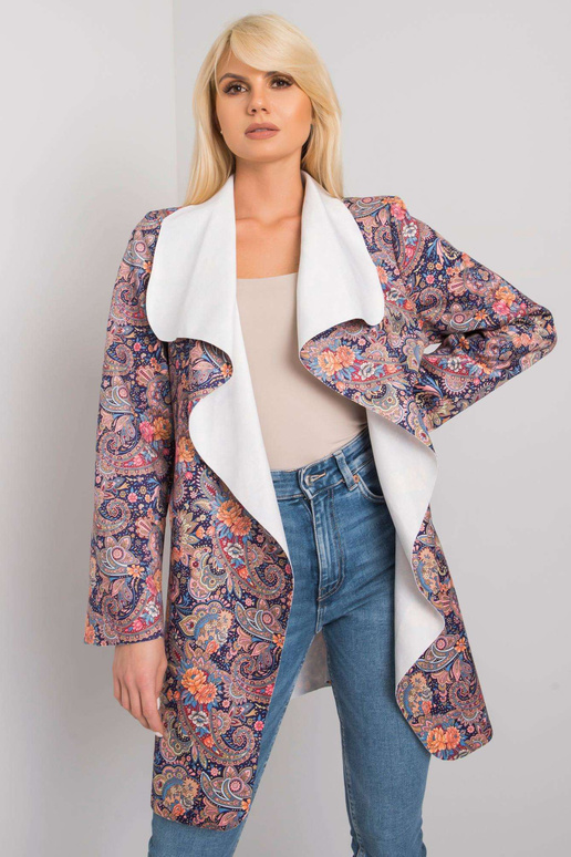 Violetinio rašto moteriškas paltas Aggie