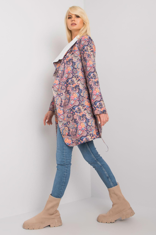 Violetinio rašto moteriškas paltas Aggie