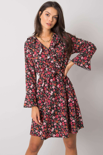 Juoda ir raudona suknelė su... 2