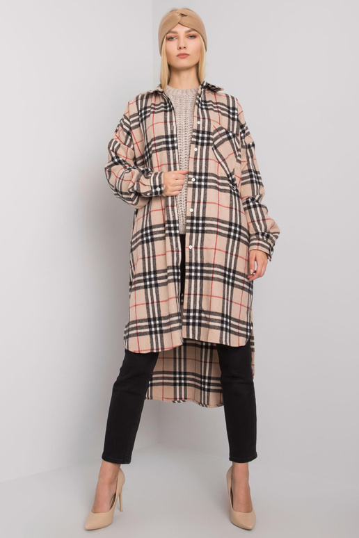 Smėlio ir juodo languoto ilgi...