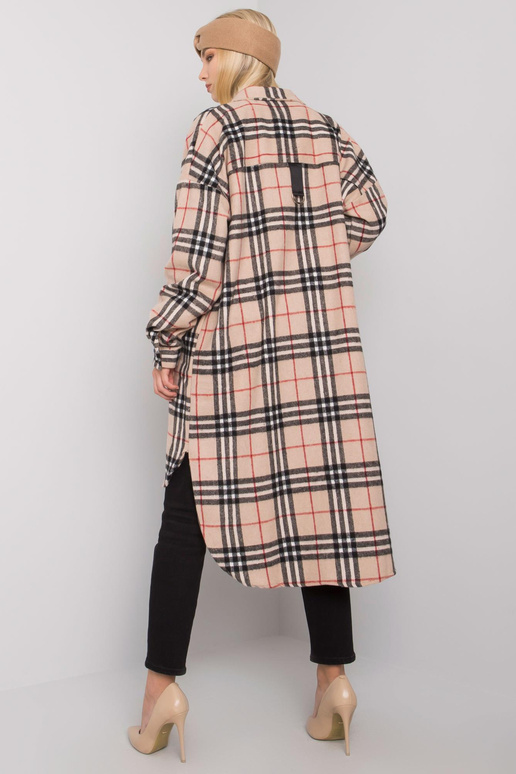 Smėlio ir juodo languoto ilgi...