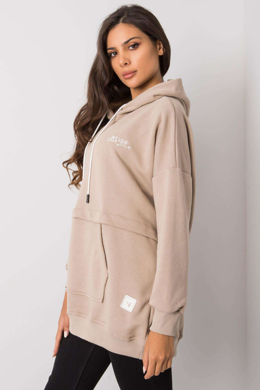 Smėlio spalvos Hoodie Edna