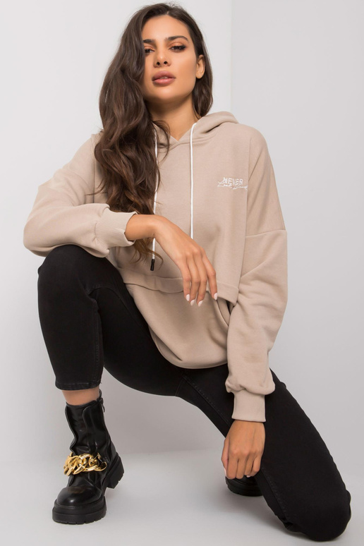 Smėlio spalvos Hoodie Edna