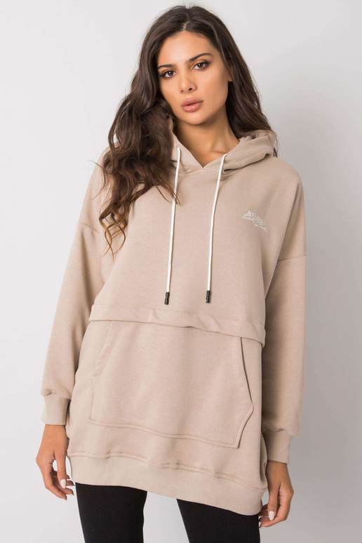 Smėlio spalvos Hoodie Edna